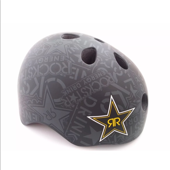 Capix Rockstar Energy Skateboarding/Biking Helmet - Picture 2 of 8